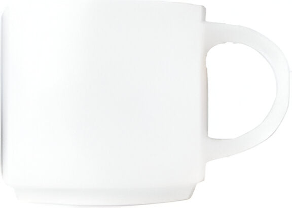 Churchill - Holloware 3.1" Super Vitrified White Stacking Cup, Set of 24 - WHFT 101