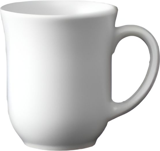 Churchill - Holloware 3.2" Super Vitrified White Elegant Mug, Pack of 24 - WHME1