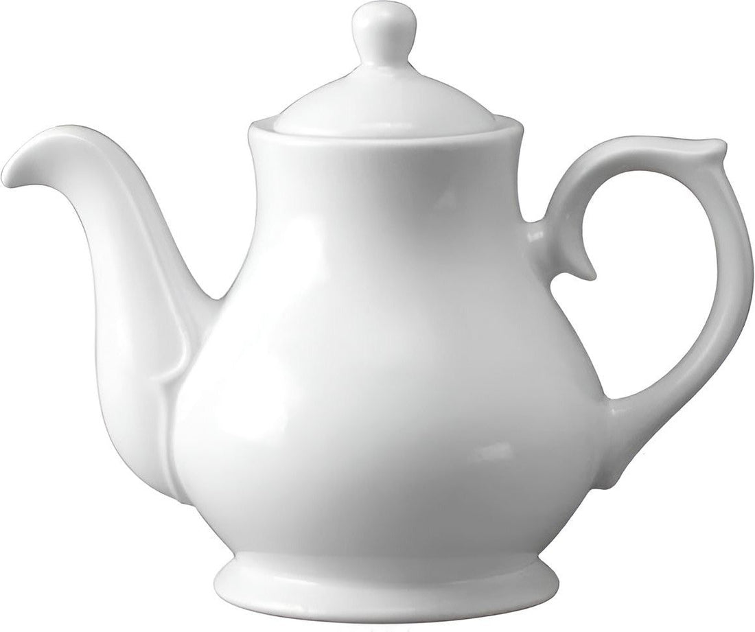 Churchill - Holloware 5.7" Super Vitrified White Sandringham Tea/Coffee Pot, Pack of 4 - WHPS151