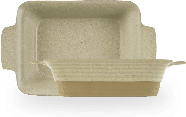 Churchill - Igneous 17 Oz 6.7" Natural Rectangular Dish, Pack of 6 - ZCATIGRD1