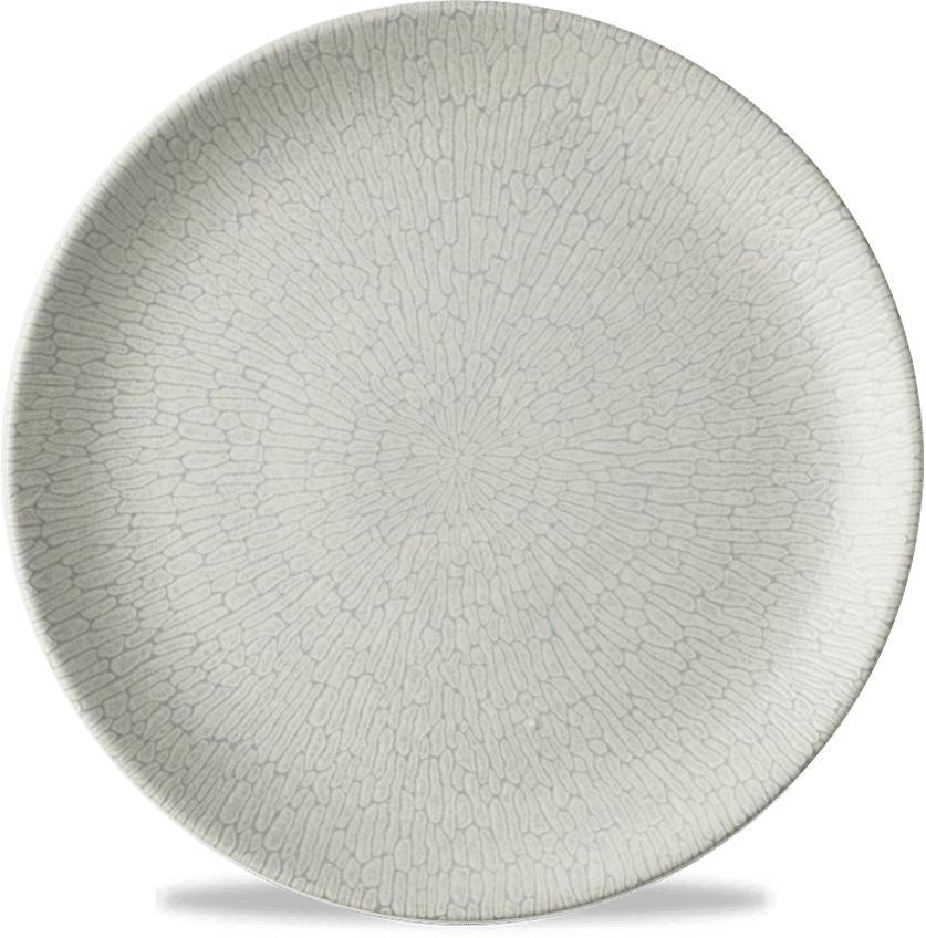 Churchill - Inked Delta 10.25" Grey Evolve Plate, Pack of 12 - DELGEV101