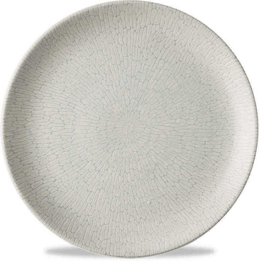 Churchill - Inked Delta 11.25" Grey Evolve Plate, Pack of 12 - DELGEV111