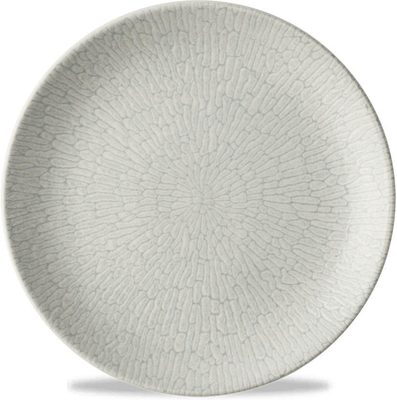 Churchill - Inked Delta 8.67" Grey Evolve Plate, Pack of 12 - DELGEVP81