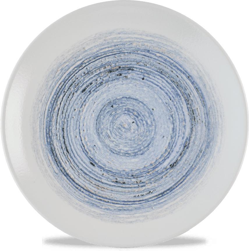 Churchill - Inked Elements 11.25" Coast Evolve Coupe Plate, Pack of 12 - HECOEV111