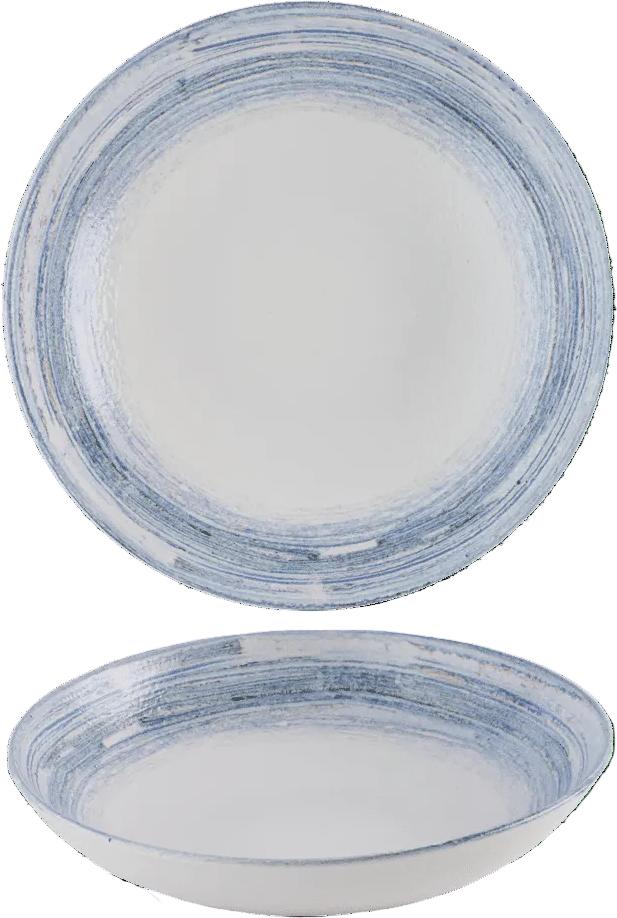 Churchill - Inked Elements 9.75" Coast Evolve Coupe Bowl, Pack of 12 - HECOEVB91