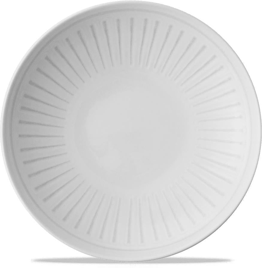 Churchill - Inked Era 12" Grey Coupe Bowl, Pack of 6 - ERAGPLC21