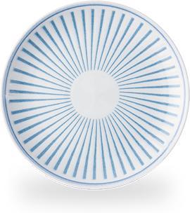 Churchill - Inked Era 8.67" Blue Evolve Coupe Plate, Pack of 12 - ERABEVP81