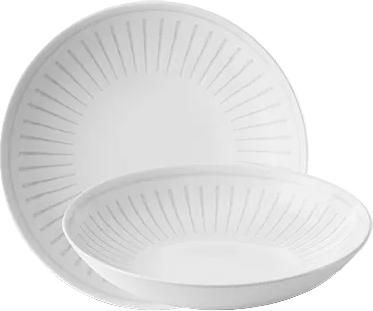 Churchill - Inked Era 9.75" Grey Evolve Coupe Bowl, Pack of 12 - ERAGEVB91