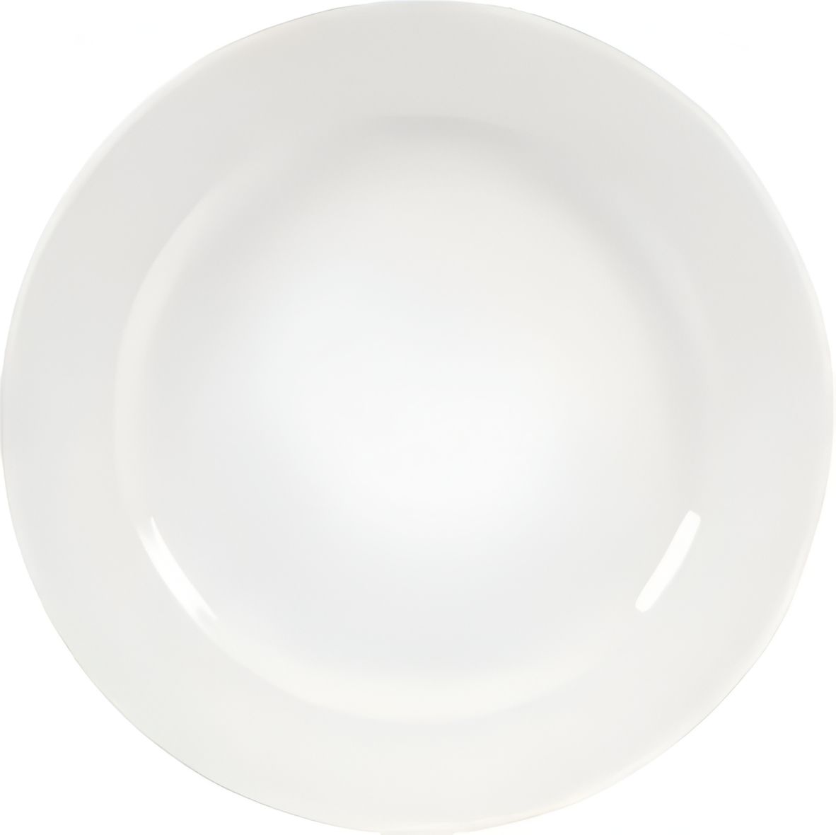 Churchill - Isla 10.2" Super Vitrified Footed Plate, Pack of 12 - WHISIF101