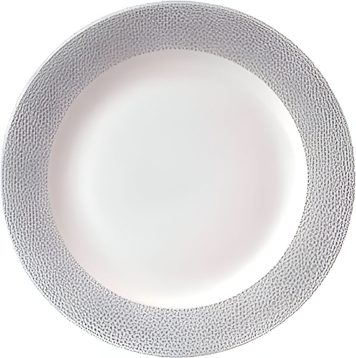Churchill - Isla 8.2" Super Vitrified Shale Grey Footed Plate, Pack of 12 - SHISIP81