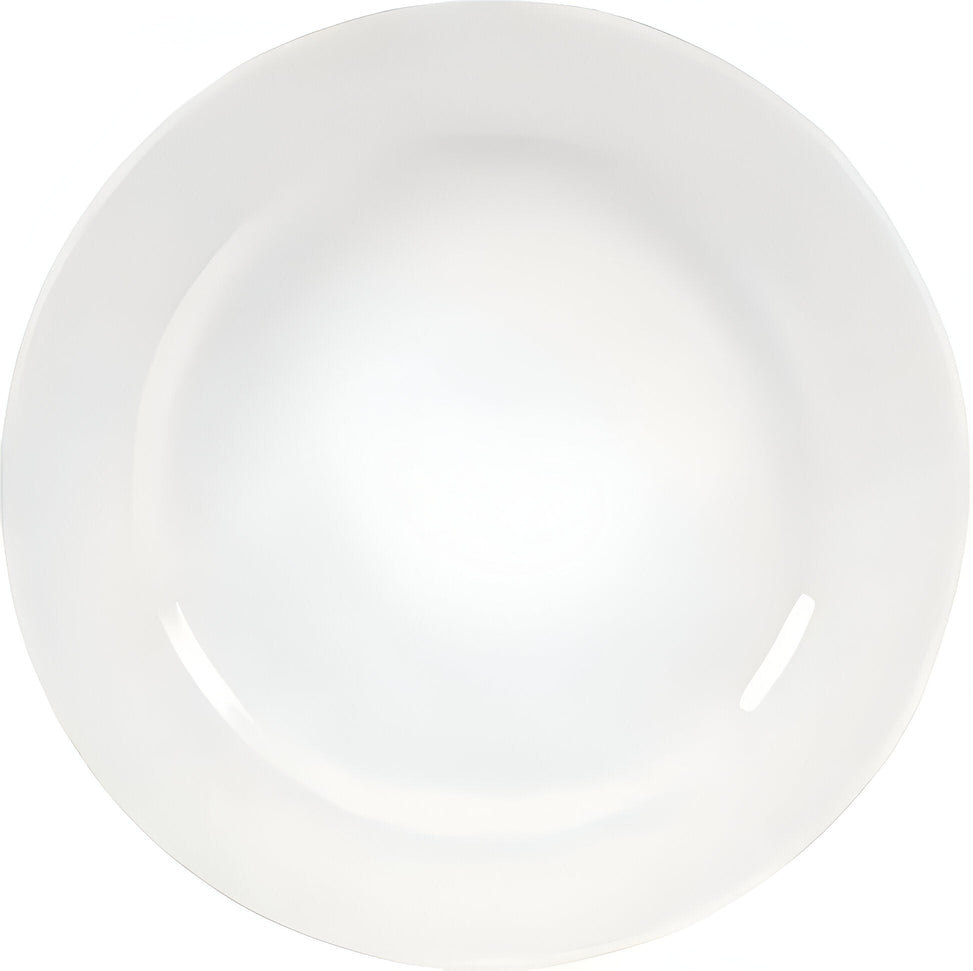 Churchill - Isla 9.2" Super Vitrified Footed Plate, Pack of 12 - WHISIF91