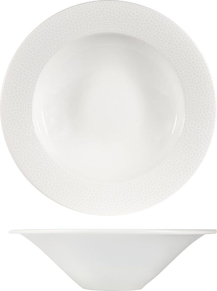 Churchill - Isla 9.8" Super Vitrified Rimmed Bowl, Pack of 12 - WHISIRSB1