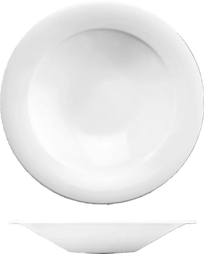 Churchill - Menu Porcelain 20 Oz 11.5" Mid Rim Pasta Bowl, Pack of 6 - ZCAPOMP1