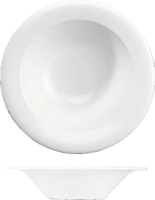 Churchill - Menu Porcelain 7 Oz 6.5" Mid Rim Bowl, Pack of 6 - ZCAPOMO1