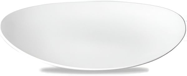 Churchill - Orbit 12.5" x 10" Super Vitrified Oval Coupe Plate, Pack of 12 - WHOP121