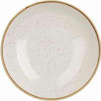 Churchill - Stonecast 10.25" Super Vitrified Barley White Intermediate Coupe Plate, Pack of 12 - SWHSEV101