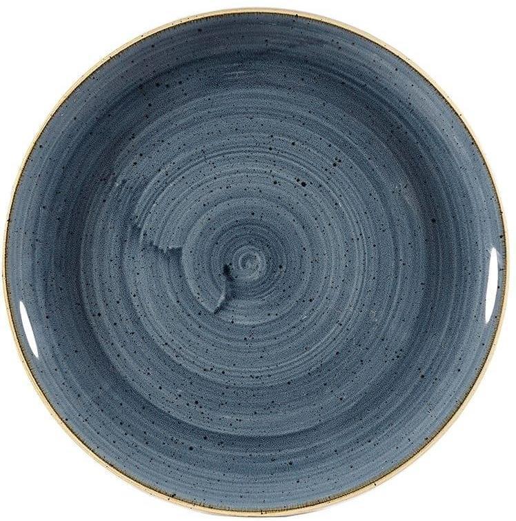 Churchill - Stonecast 10.25" Super Vitrified Blueberry Intermediate Coupe Plate, Pack of 12 - SBBSEV101