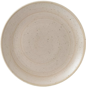 Churchill - Stonecast 10.25" Super Vitrified Nutmeg Cream Intermediate Coupe Plate, Set of 12 - SNMSEV101