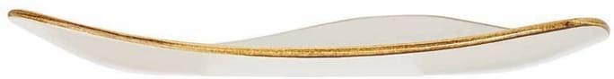 Churchill - Stonecast 10.4" Super Vitrified Barely White Triangle Plate, Pack of 12 - SWHSTR101