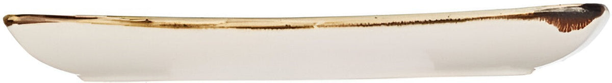 Churchill - Stonecast 10.5" Super Vitrified Barley White Deep Square Plate, Pack of 6 - SWHSDS101