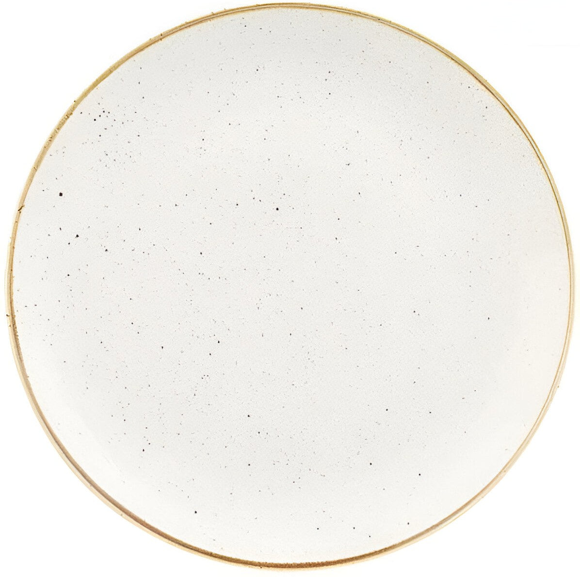 Churchill - Stonecast 11.25" Super Vitrified Barley White Large Coupe Plate, Pack of 12 - SWHSEV111