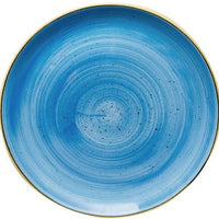 Churchill - Stonecast 11.25" Super Vitrified Cornflower Blue Large Coupe Plate, Pack of 12 - SCFSEV111