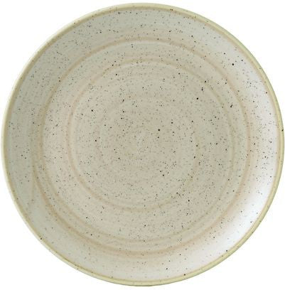 Churchill - Stonecast 11.25" Super Vitrified Nutmeg Cream Large Coupe Plate, Set of 12 - SNMSEV111