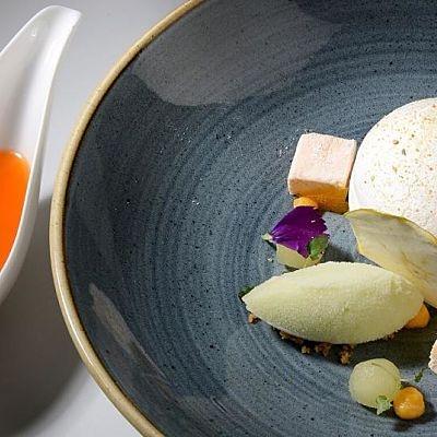 Churchill - Stonecast 11.3" Super Vitrified Blueberry Large Coupe Plate, Pack of 12 - SBBSEV111