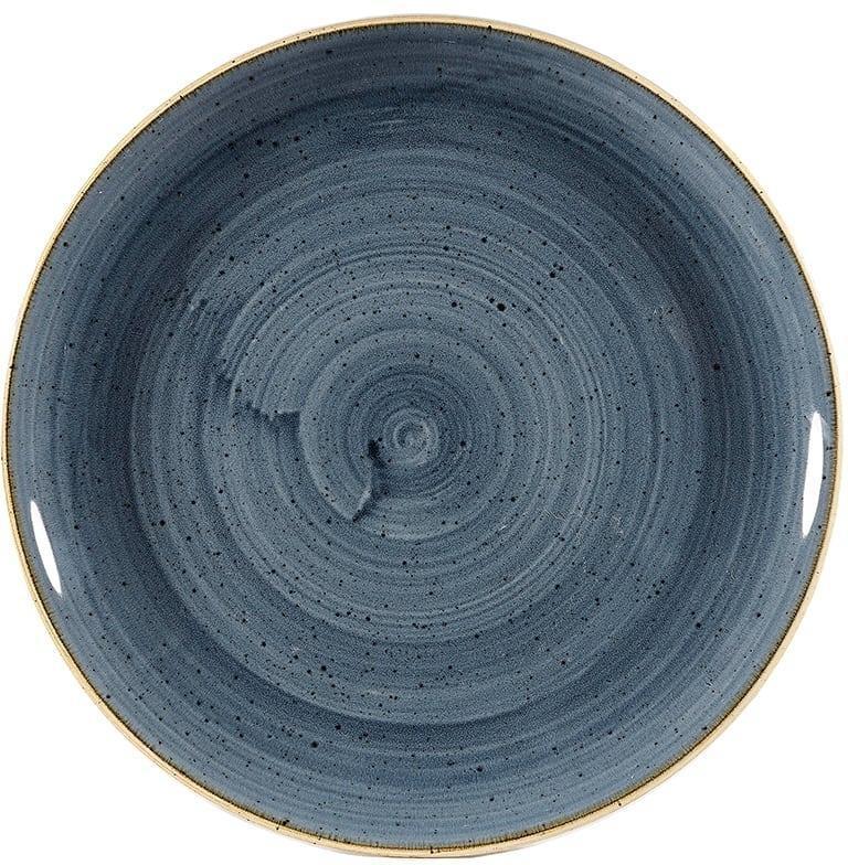 Churchill - Stonecast 11.3" Super Vitrified Blueberry Large Coupe Plate, Pack of 12 - SBBSEV111