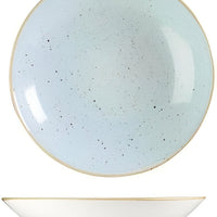 Churchill - Stonecast 12.2" Super Vitrified Barley White Large Coupe Bowl, Pack of 6 - SWHSPLC21