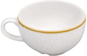 Churchill - Stonecast 4.3" Super Vitrified Barley White Cappuccino Cup, Set of 12 - SWHSCB281