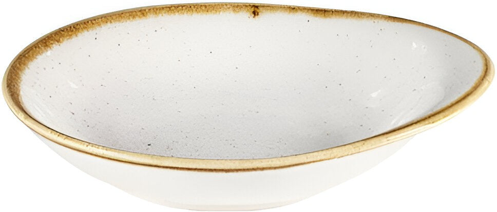 Churchill - Stonecast 5.7" Super Vitrified Barley White Round Dish, Pack of 12 - SWHSID61