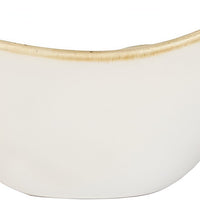 Churchill - Stonecast 6" Super Vitrified Barley White Triangle Bowl, Pack of 12 - SWHSTRB61