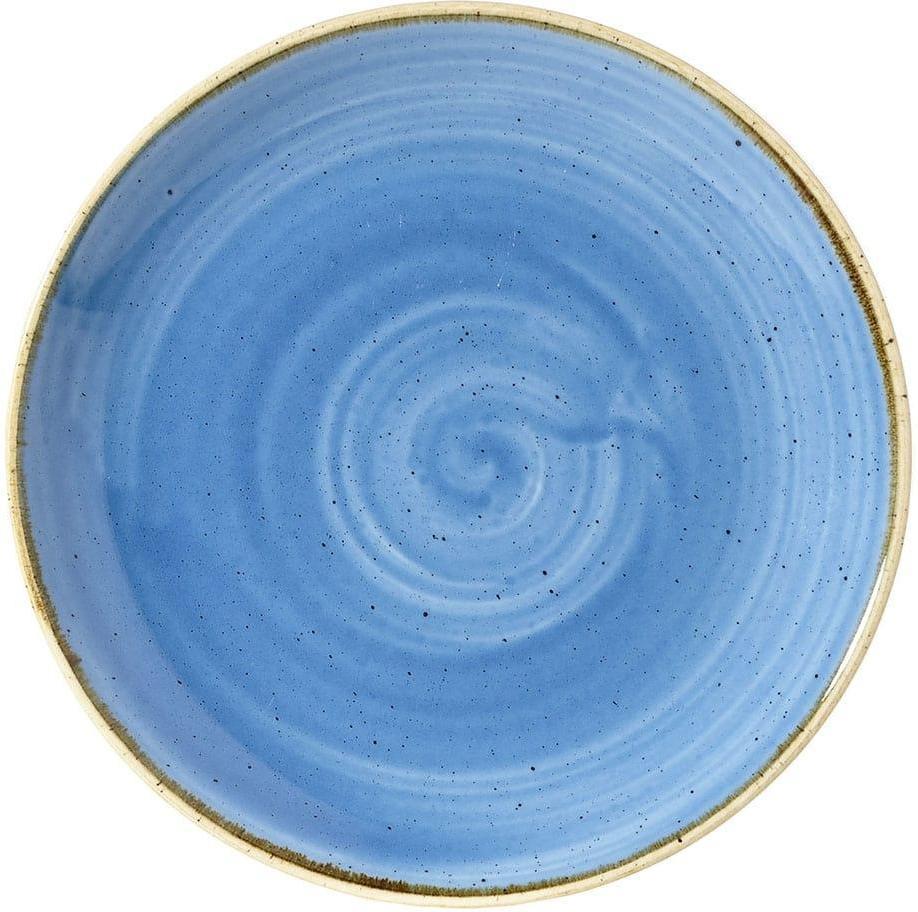 Churchill - Stonecast 6.5" Super Vitrified Cornflower Blue Small Coupe Plate, Pack of 12 - SCFSEVP61