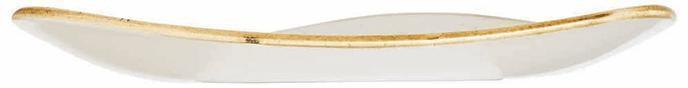 Churchill - Stonecast 7.5" Super Vitrified Barley White Triangle Plate, Pack of 12 - SWHSTR71