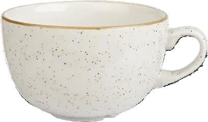Churchill - Stonecast 8 Oz Barley White Cappucino Cup, Pack of 12 - SWHSCB201