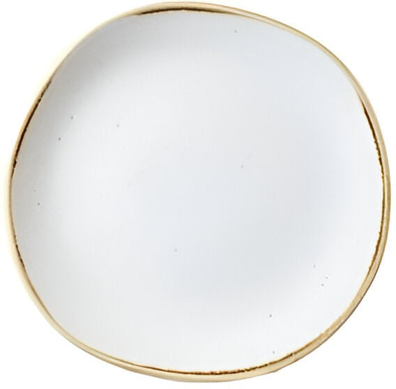 Churchill - Stonecast 8.25" Super Vitrified Barley White Organic Round Plate, Pack of 12 - SWHSOG81