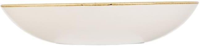 Churchill - Stonecast 9.75" Super Vitrified Barley White Large Coupe Pasta Bowl, Pack of 12 - SWHSEVB91