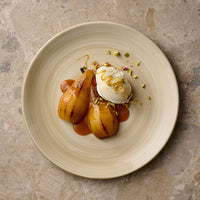 Churchill - Stonecast Canvas 10.25" Natural Evolve Coupe Plate, Pack of 12 - CSNTEV101