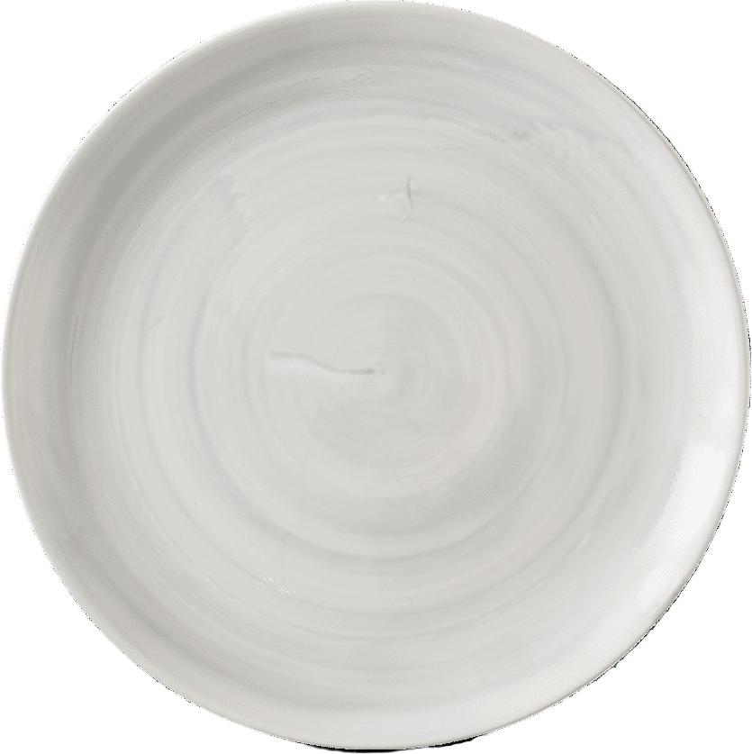 Churchill - Stonecast Grey Evolve 10.25" Coupe Plate, Pack of 12 - CSGYEV101