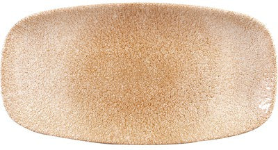 Churchill - Super Vitrified 11.75" x 6" Studio Prints Raku Garnet Orange Chefs' Oblong Plate, Pack of 12 - RKGOXO1TTP