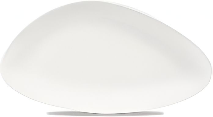 Churchill - Super Vitrified 12" Lotus Triangle Platter, Pack of 6 - WHTC301