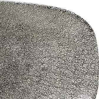 Churchill - Super Vitrified 13.9" x 7.4" Studio Prints Raku Quartz Black Chefs' Oblong Plate, Pack of 6 - RKBQXO141