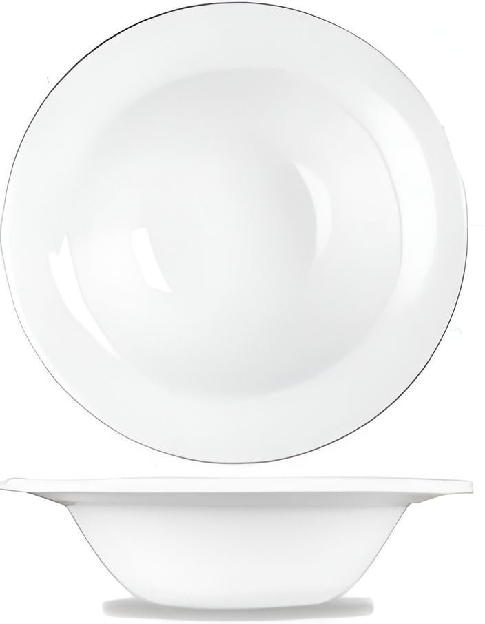 Churchill - Super Vitrified 6.6" Profile Oatmeal Bowl, Pack of 12 - WHVPOB1