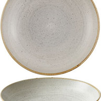 Churchill - Super Vitrified 7.1" Stonecast Raw Grey Coupe Bowl, Pack of 12 - SRGYEVB71