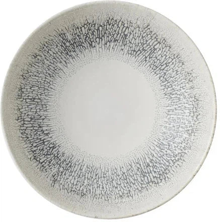 Churchill - Super Vitrified 7.1" Studio Prints Fusion Agate Grey Coupe Bowl, Pack of 12 - FSGYEVB71