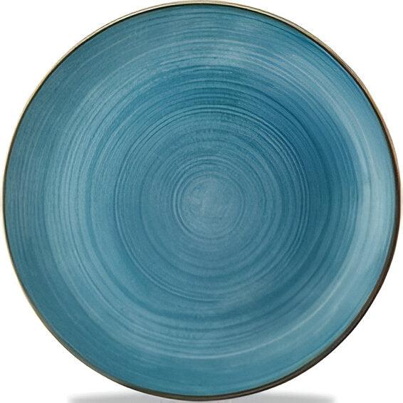 Churchill - Super Vitrified 8.5" Stonecast Raw Teal Coupe Plate, Pack of 12 - SRBEEVP81