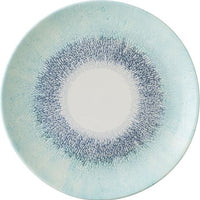 Churchill - Super Vitrified 8.5" Studio Prints Fusion Aquamarine Coupe Plate, Pack of 12 - FSBLEVP81