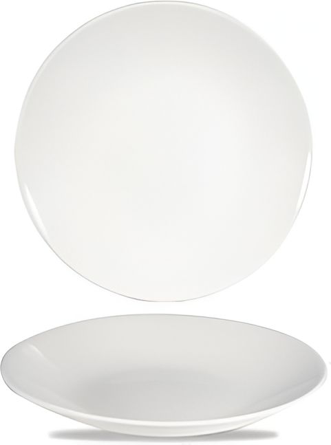 Churchill - Super Vitrified 8.9" Profile Deep Coupe Plate, Pack of 12 - WHPD221