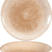 Churchill - Super Vitrified 9.75" Studio Prints Raku Garnet Orange Large Coupe Bowl, Pack of 12 - RKGOEVB91
